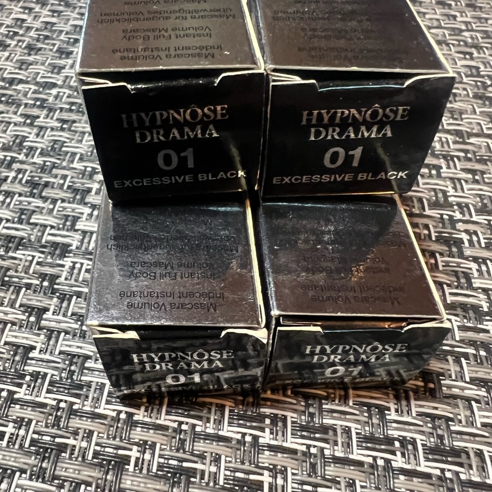 Lot of 4 New Lancôme Hypnôse Drama Waterproof Mascara - Excessive Black 01 M6 - Picture 7 of 7